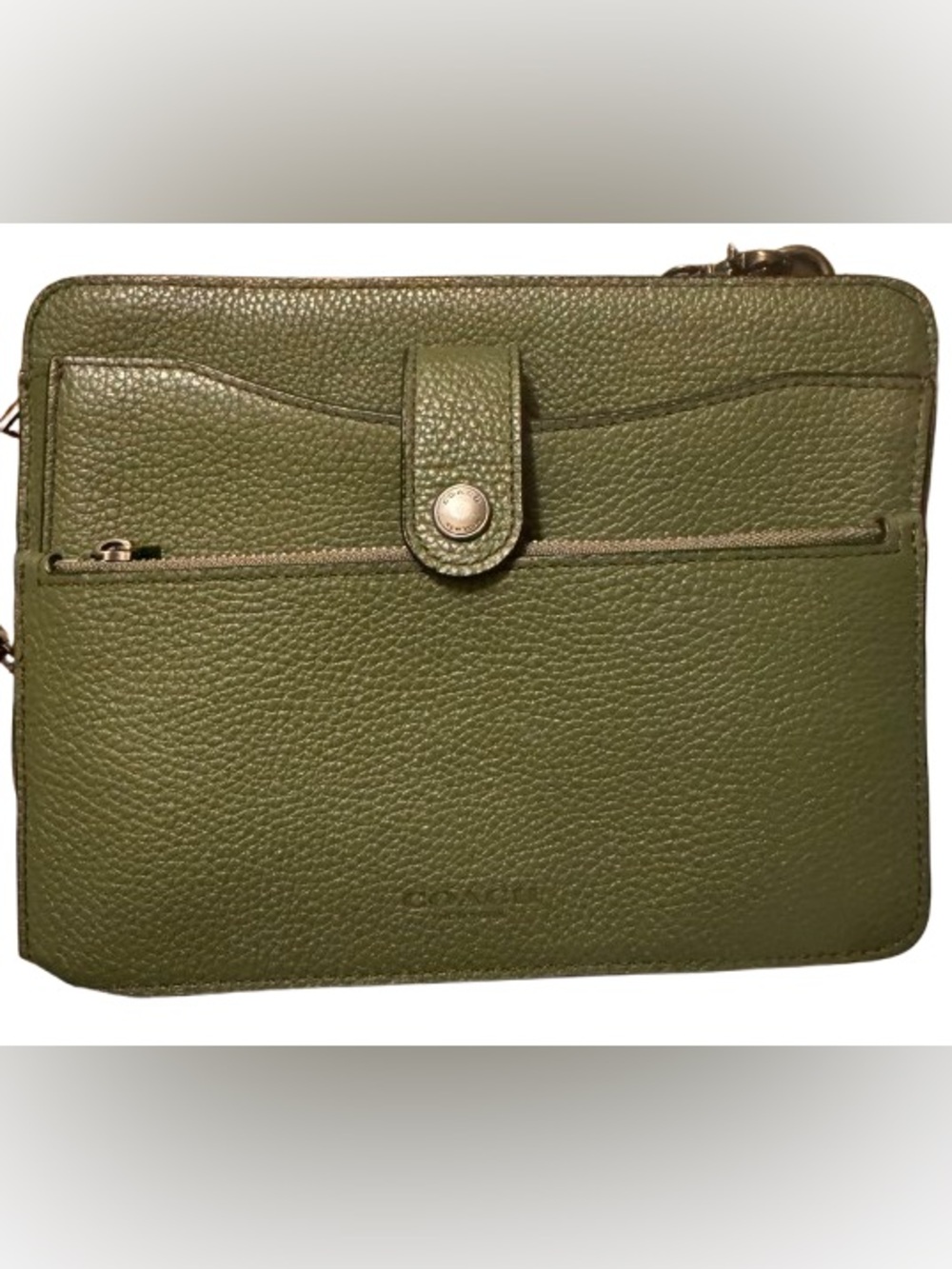 Coach 53529 Noa Pop-Up Messenger (Olive) - EUC - Picture 12 of 14